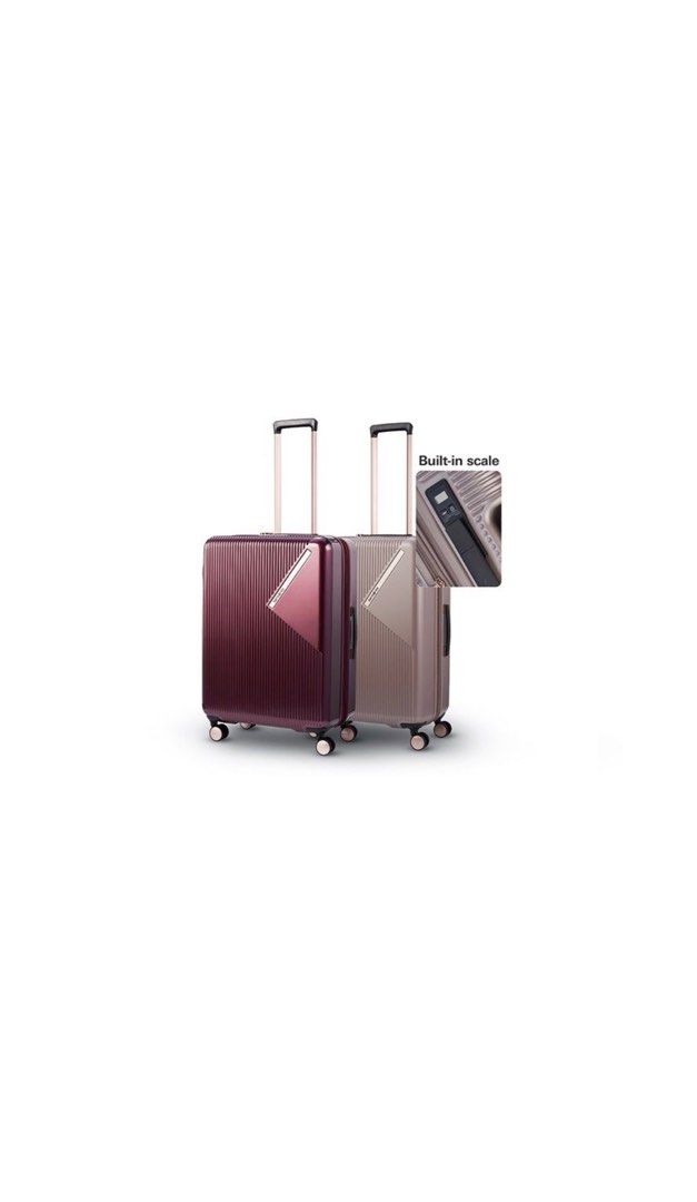 Samsonite Prestige 69cm Spinner with built in scale (Maroon