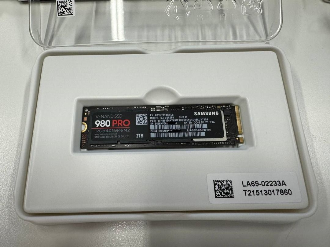 Samsung 三星980 PRO 2TB PCIe 4.0 NVMe M.2 SSD, 電腦＆科技, 電腦