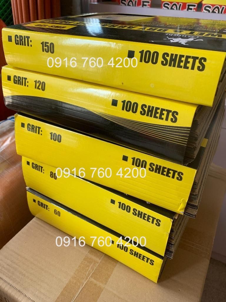 SANDING PAPER SANDPAPER ABRASIVE PAPER, Furniture & Home Living