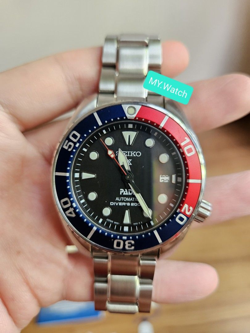 Seiko Prospex Sumo Pepsi Men s Fashion Watches Accessories