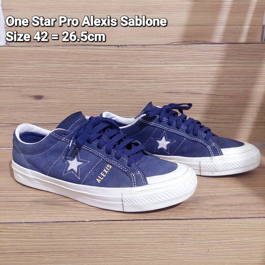 Sepatu Converse Cons One Star Pro alexis sablone navy