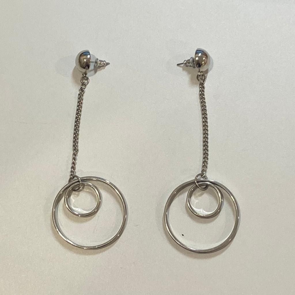 Cheap sale silver hoops