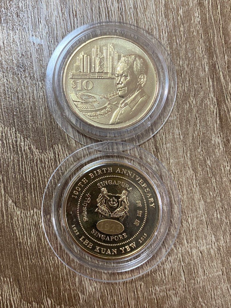 Singapore Lee Kuan Yee 100th birth anniversary coin 1 set, Hobbies & Toys,  Memorabilia & Collectibles, Currency on Carousell