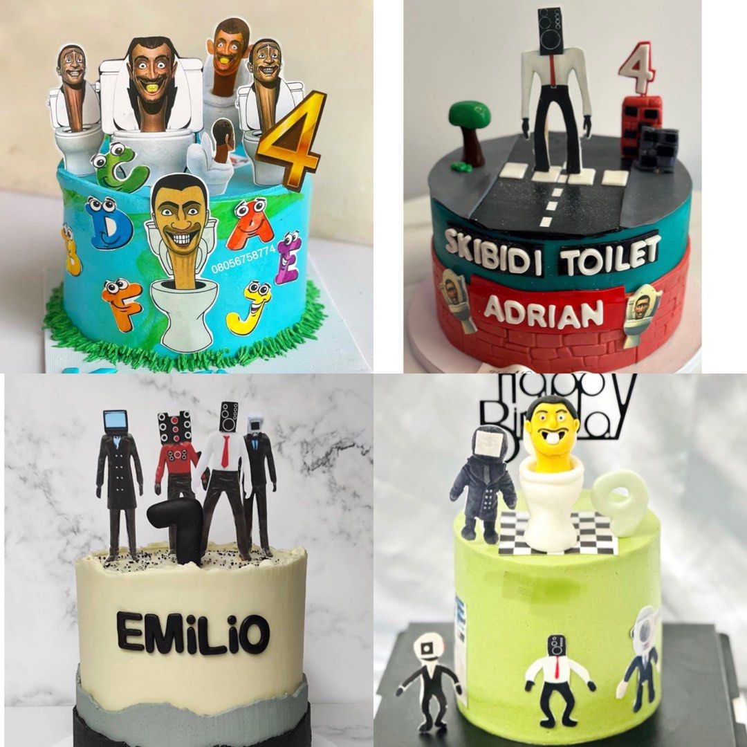 50th Birthday Toilet Cake