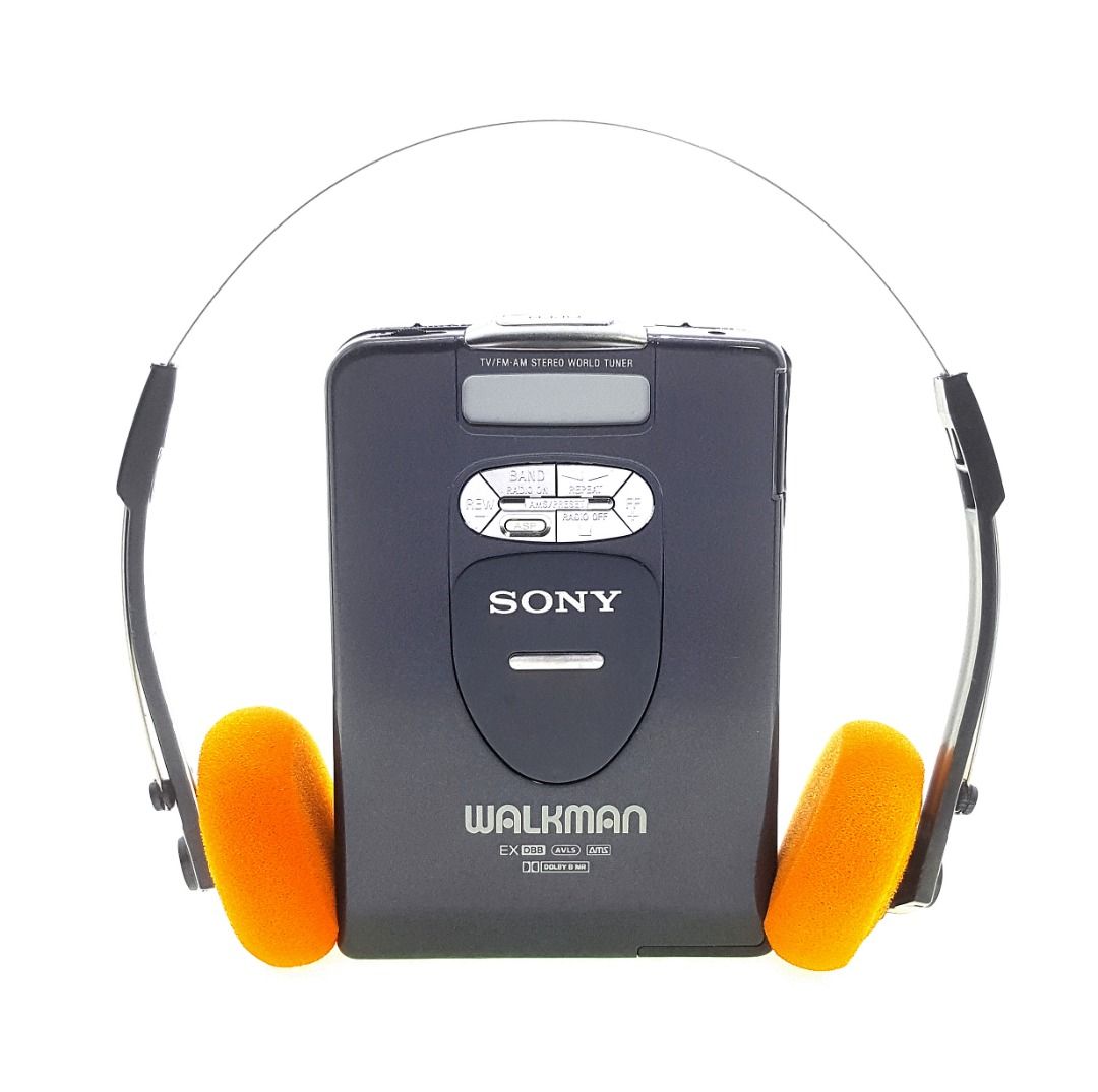 VINTAGE SONY WALKMAN - Portable Stereo Cassette Player - Black (WM-EX508/B) EUR 112,67 - FR