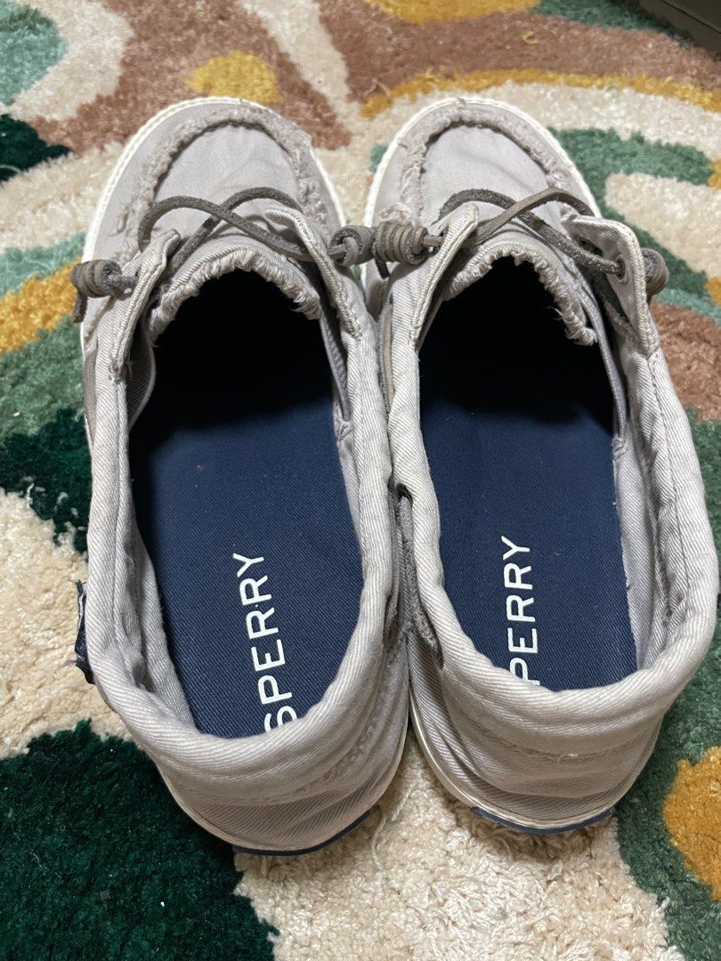 Sperry sayel away new arrivals washed grey