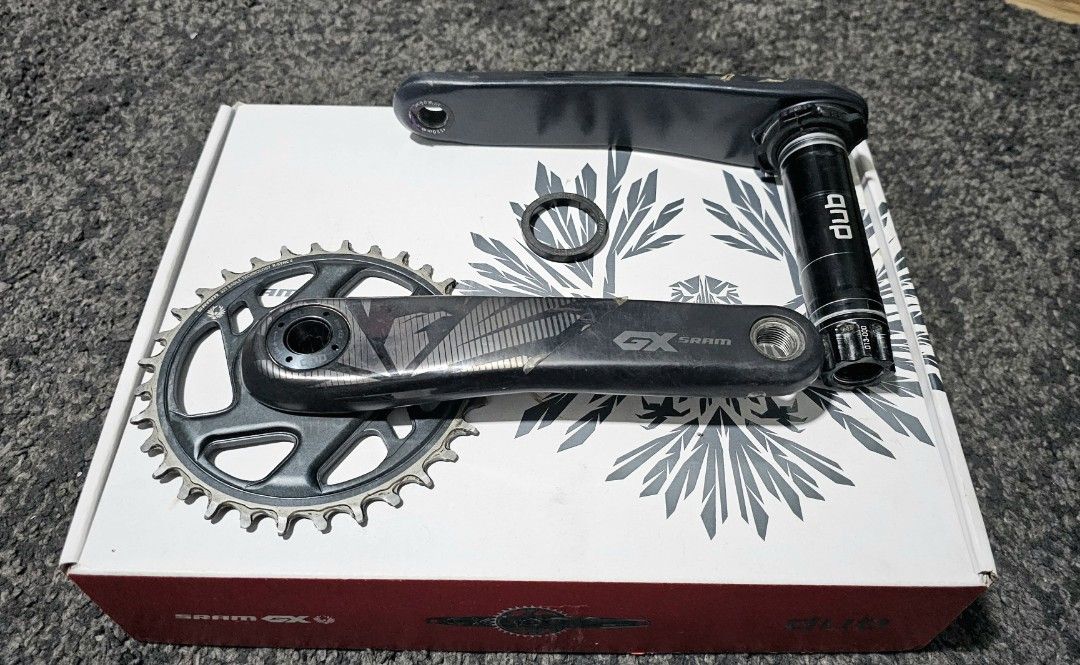 SRAM GX Eagle Crankset - 170mm 12-Speed Lunar main image 0