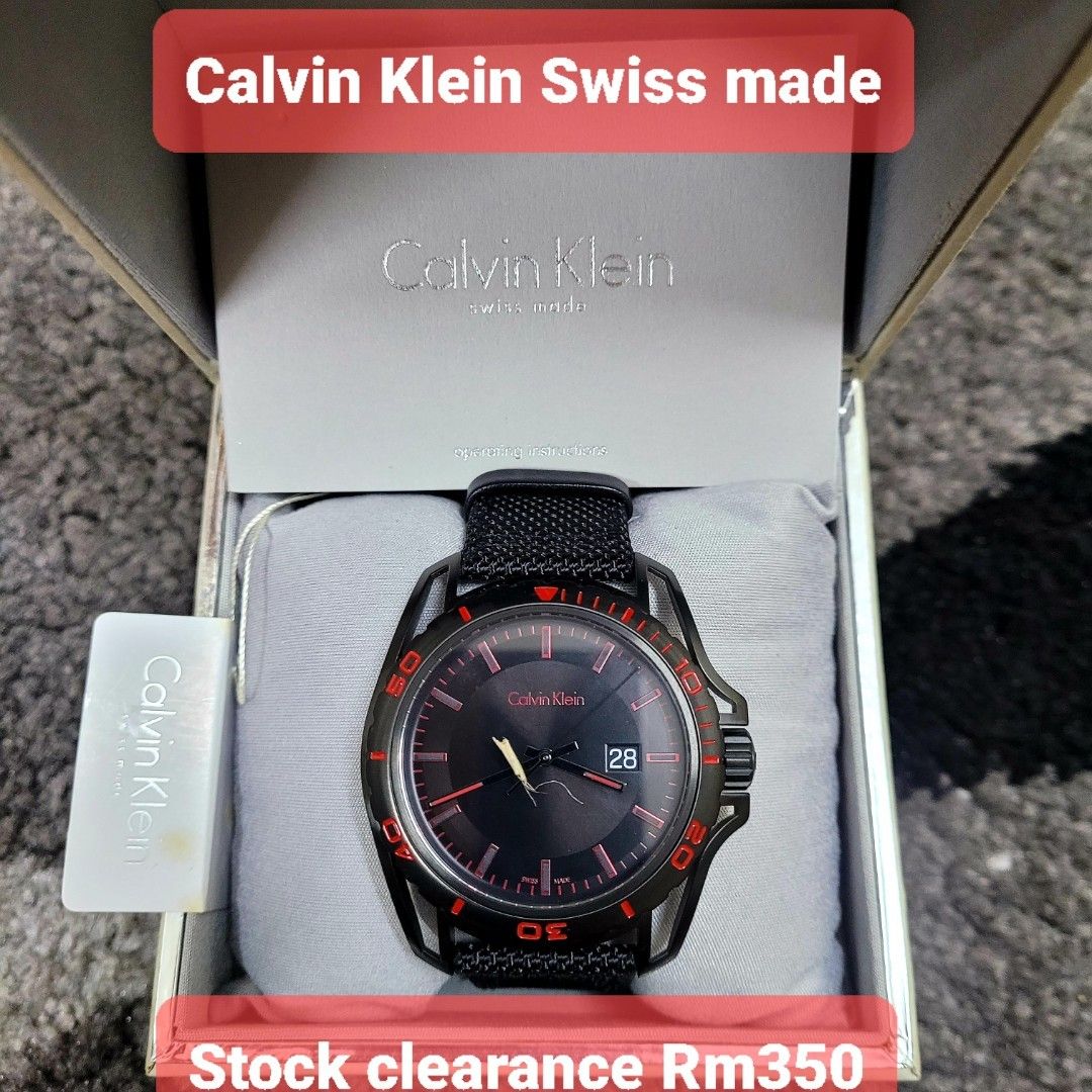 Calvin klein swiss clearance made