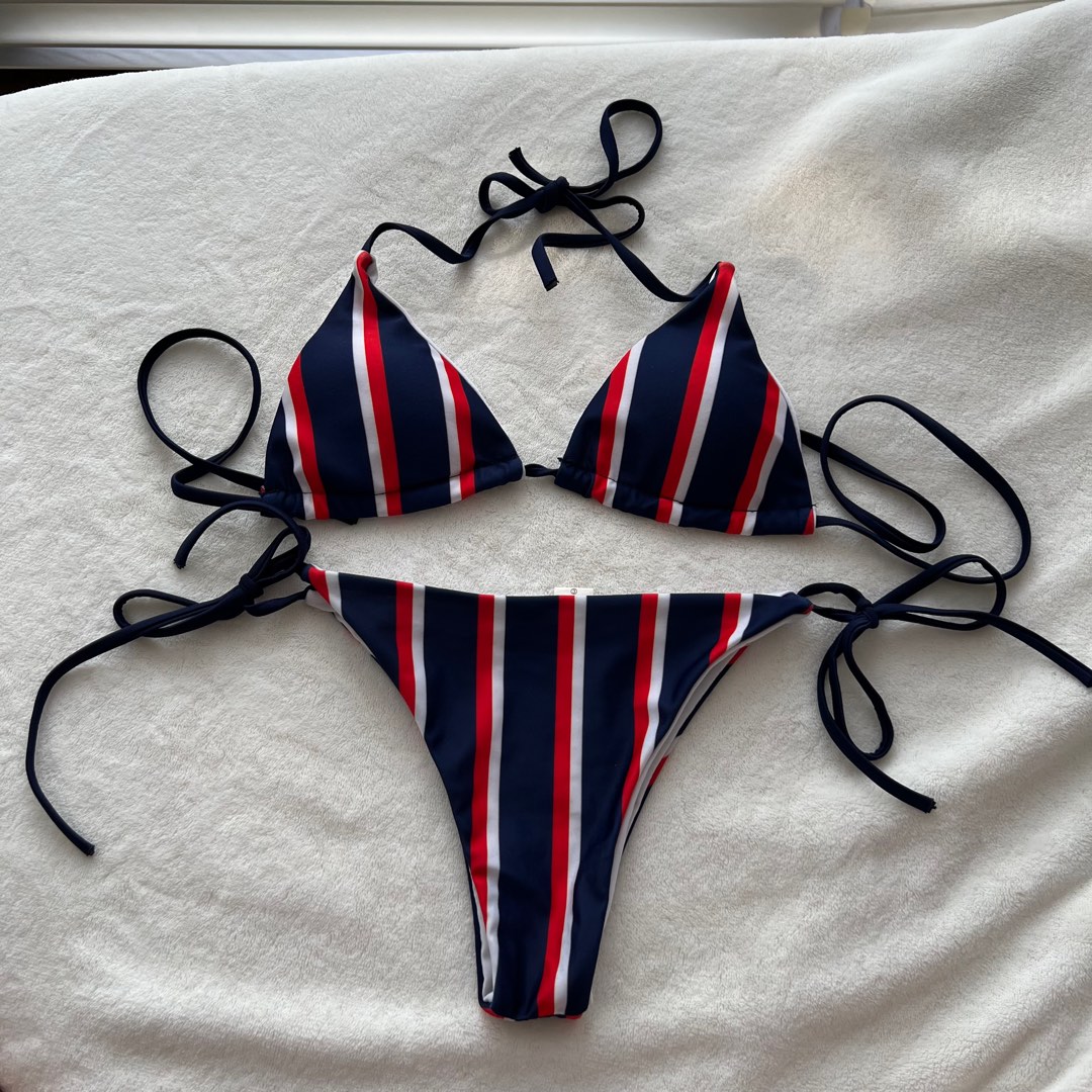 Louis Vuitton Thong Bikini. Super cute only worn a - Depop