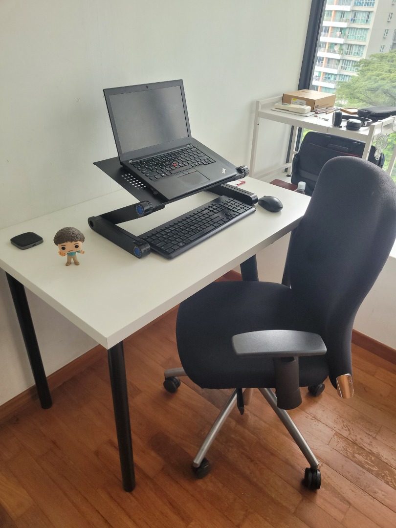 Study table/ Work desk table and chair, Furniture & Home Living ...