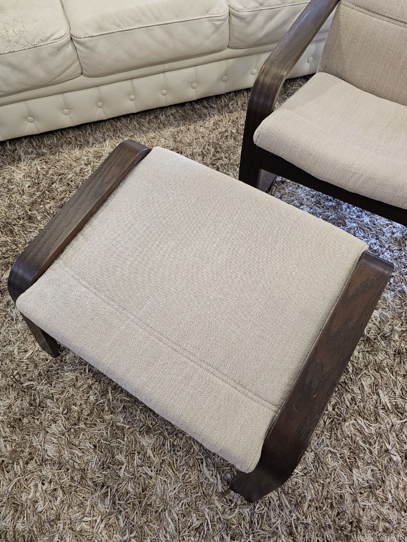 Super Comfortable IKEA (POANG) Rocking Armchair with Leg Rest in