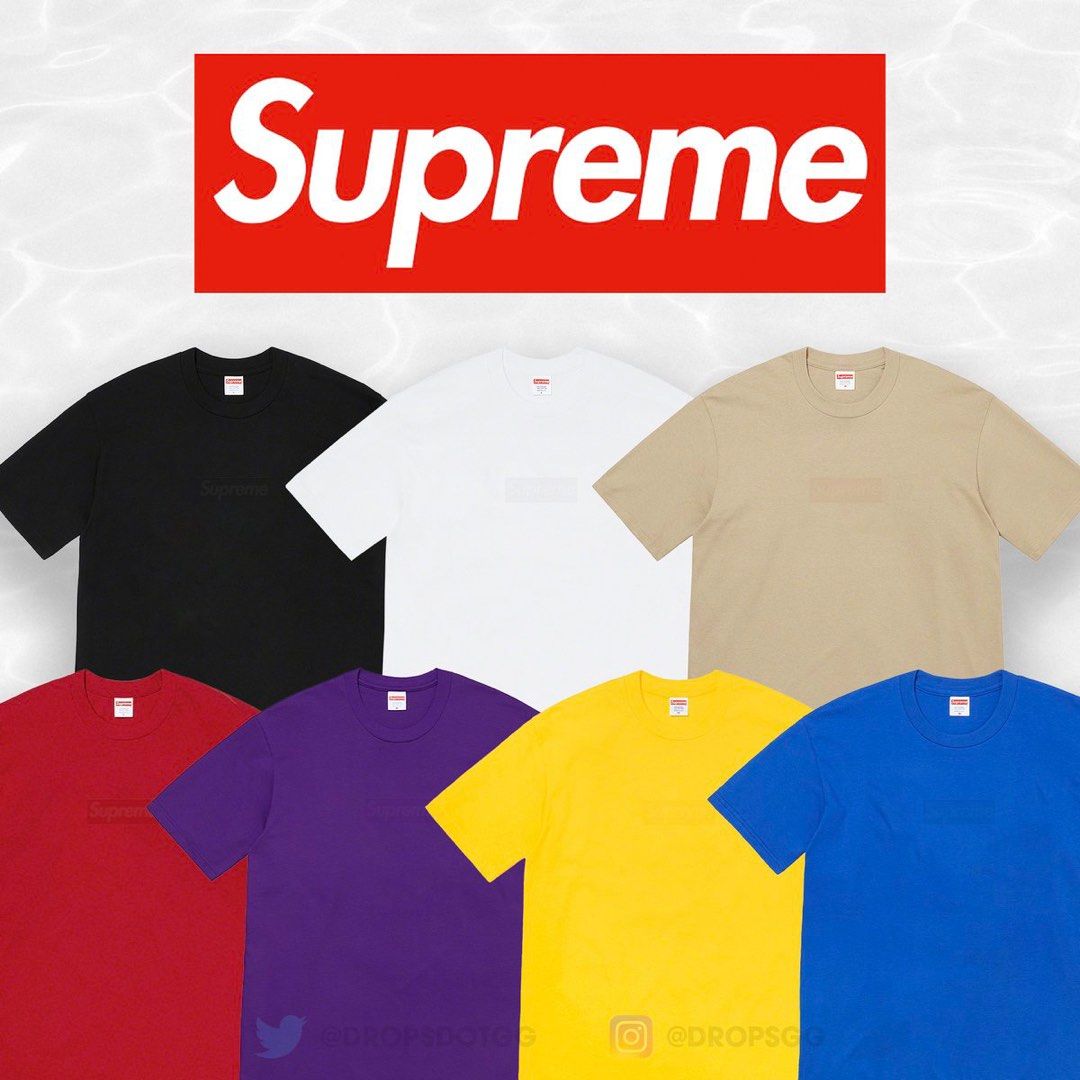 Supreme Box Logo Shirt, Men's Fashion, Tops & Sets, Tshirts & Polo Shirts  on Carousell