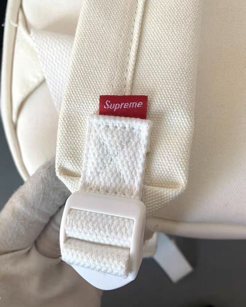 好嘢推薦⭕Supreme FW20 Week 5 Canvas Backpack纯色简约Logo经典款