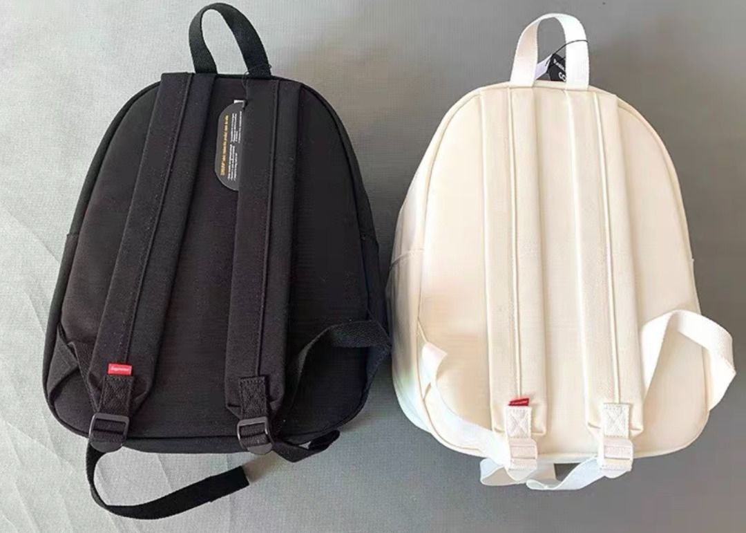 好嘢推薦⭕Supreme FW20 Week 5 Canvas Backpack纯色简约Logo经典款