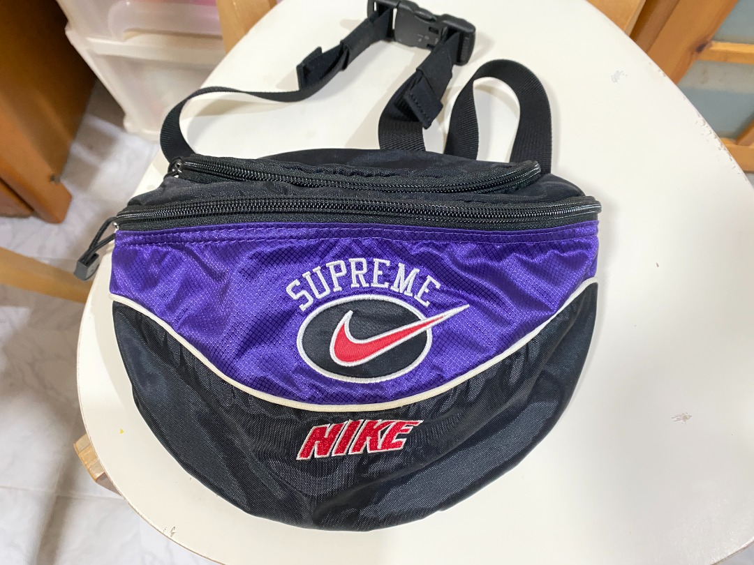 Supreme nike clearance shoulder bag purple