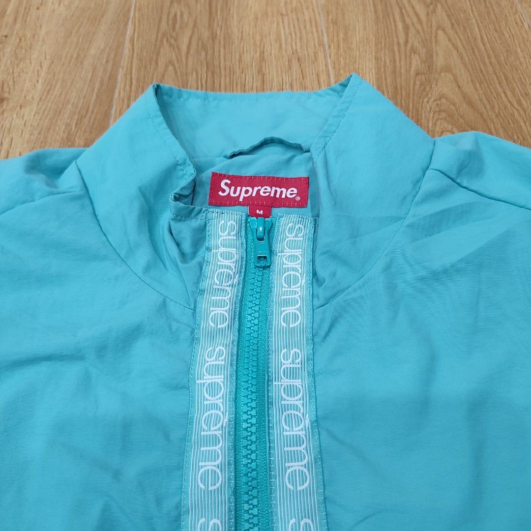 Supreme teal tape Jacket windbreaker
