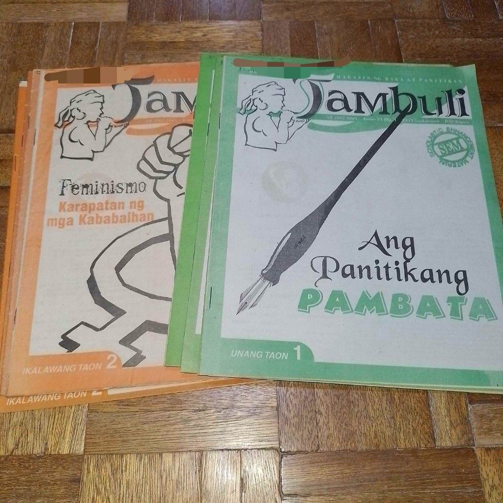 Tagalog Journal Example Tambuli (Magasin ng Wika at Panitikan) Filipino Journals, Hobbies ...