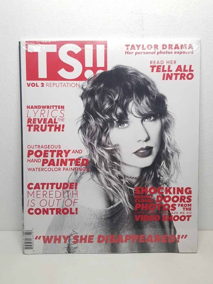 Taylor swift album magazine vol.2 Reputation, Hobbies & Toys 