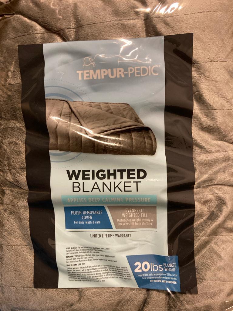 Tempur Weighted blanket, Furniture & Home Living, Bedding & Towels on
