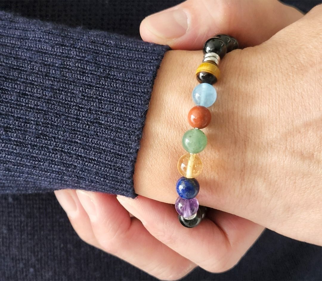 Chakra gemstone clearance bracelet