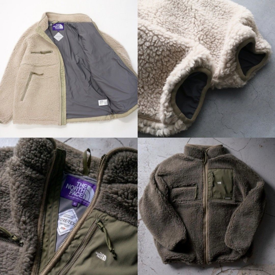 THE NORTH FACE PURPLE LABEL Wool Boa Fleece Field Jacket (NA2252N)[Unisex],  男裝, 外套及戶外衣服- Carousell