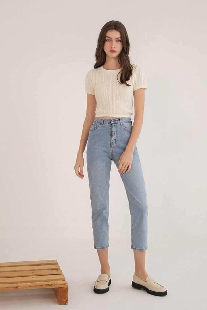 Max sales jeans crop