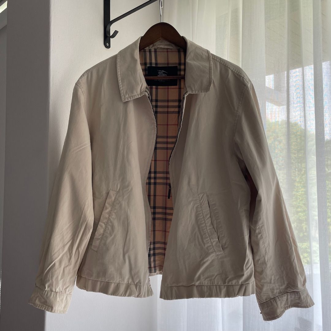 Burberry jacket 2025 mens silver