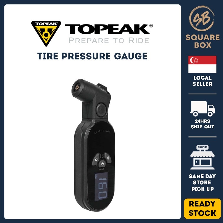 Topeak TSGD2X SmartGauge D2X Digital Tire Pressure Gauge Black, Sports