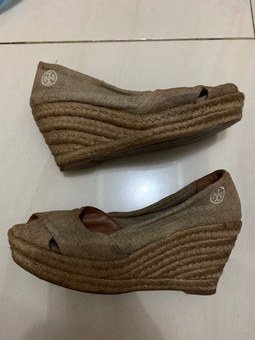Tory Burch Filipa Espadrilles Wedges luxury Authentic Made In Spain not gucci dior fendi chanel kenzo Fesyen Wanita Sepatu di Carousell
