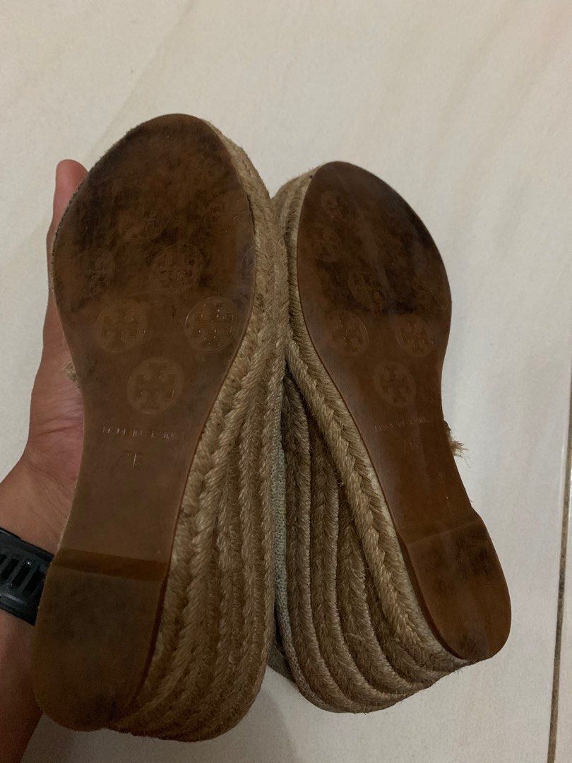 Tory Burch Filipa Espadrilles Wedges luxury Authentic Made In Spain not gucci dior fendi chanel kenzo Fesyen Wanita Sepatu di Carousell