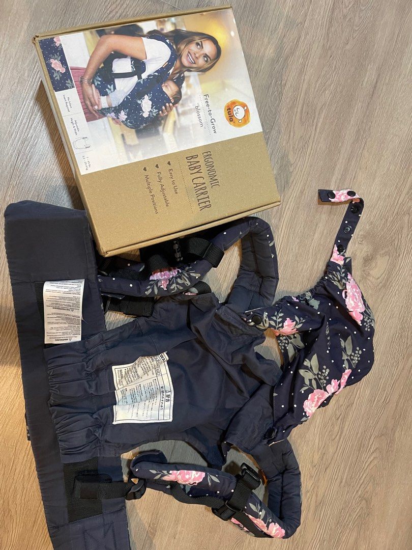 Tula Baby Carrier - Free to Grow Blossom, Babies u0026 Kids, Going Out,  Carriers u0026 Slings on Carousell
