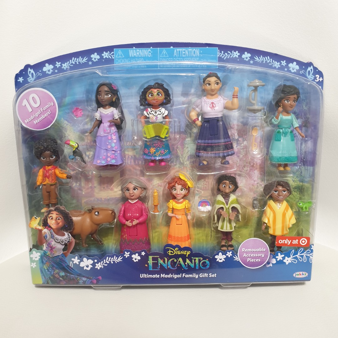 Disney - Pack de 10 figuras da família Madrigal de Encanto