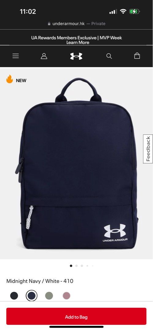 Under armour deals mini backpack