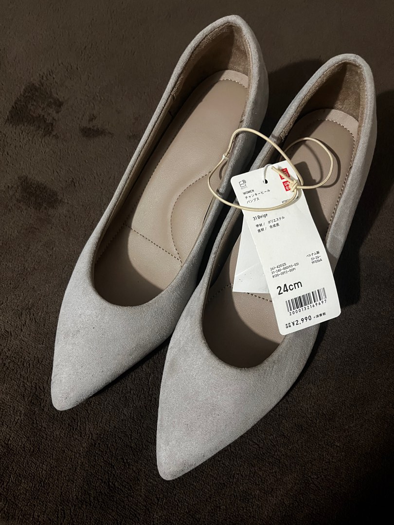 Uniqlo chunky shop heeled shoes