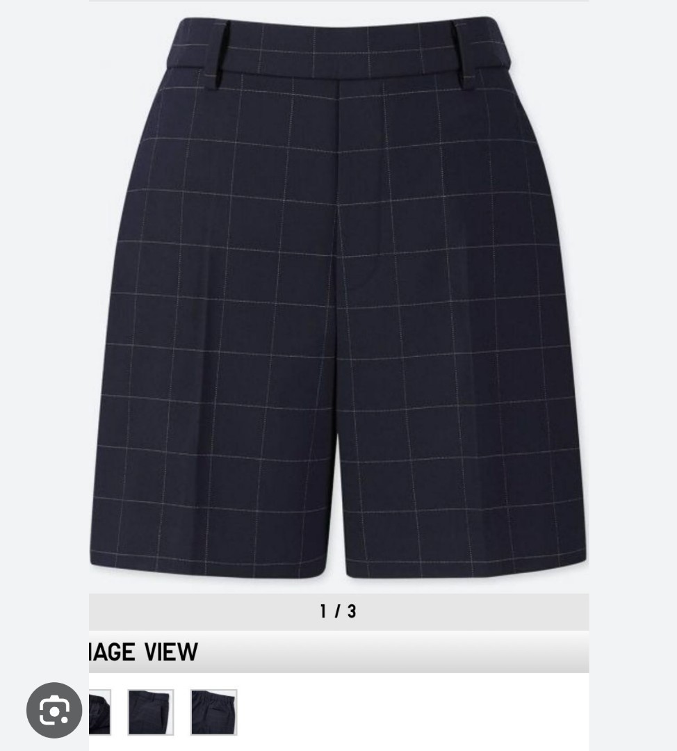 Uniqlo Women's Smart Checked Shorts (online Exclusive)  Smart casual  shorts, Smart shorts, Shorts outfits women