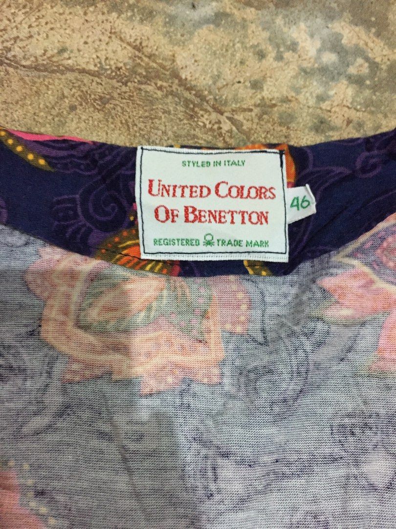 publicité Advertising 0923 1991 United Colors of Benetton 2 pages
