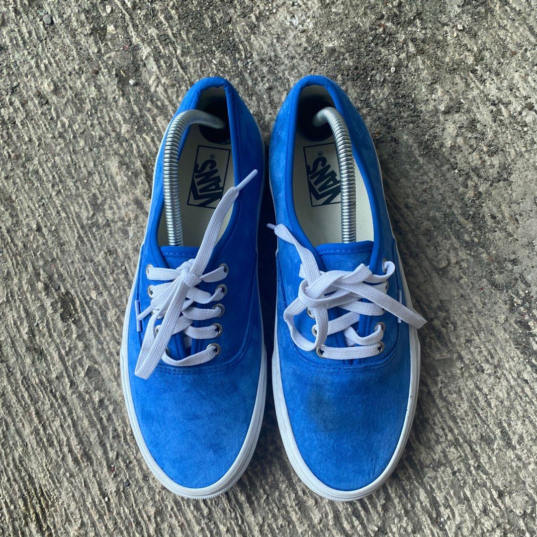 Vans Authentic Era Sneakers Scotchgard Royal Blue Suede Uppers