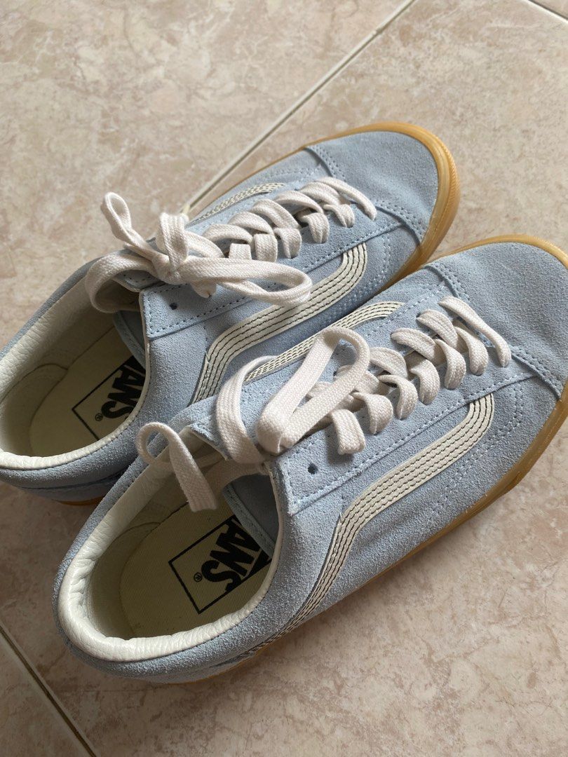 Low top light blue vans shop