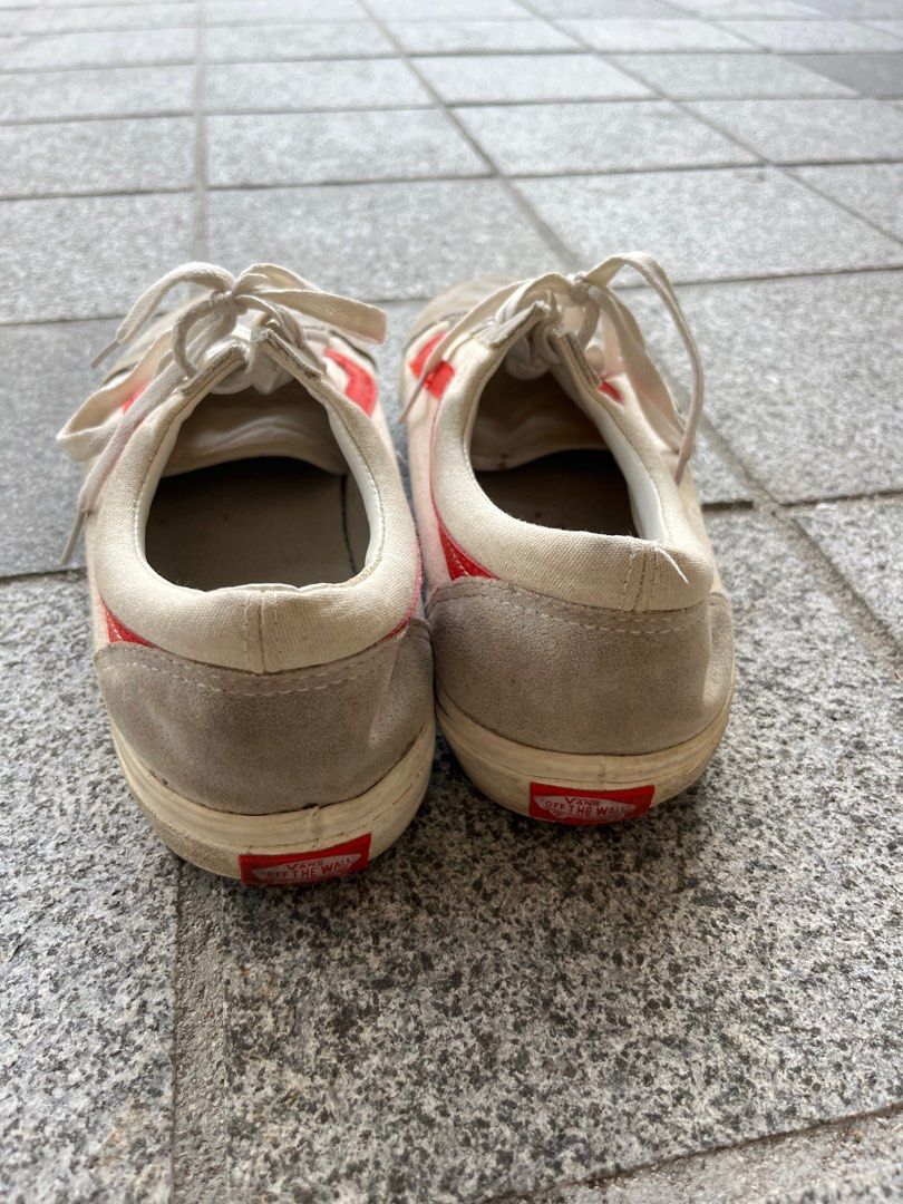 Red top bottom vans