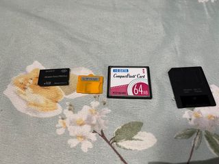 Various Memory Cards and XD to SD Card Reader