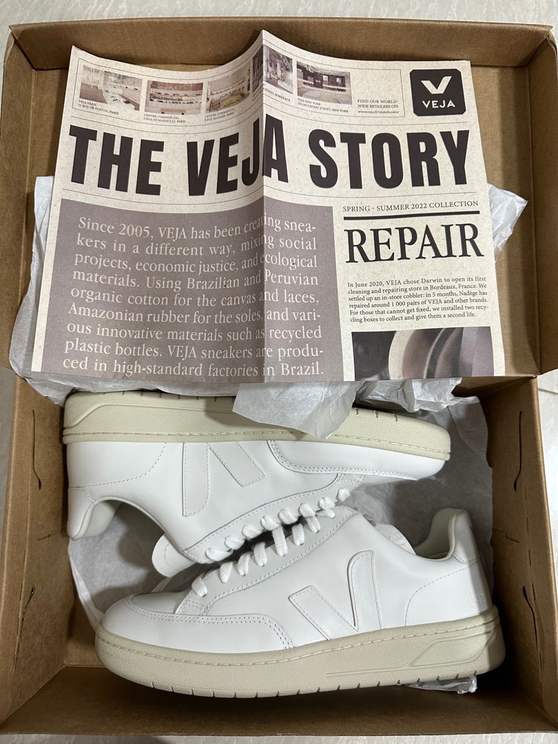 Veja v12 white pierre outlet