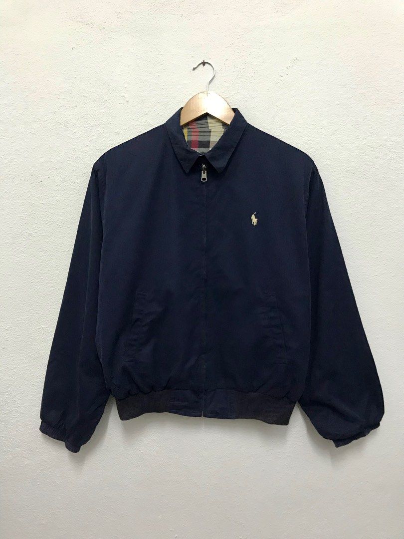 Vintage Polo Ralph Lauren Reversible Harrington Jacket Men s
