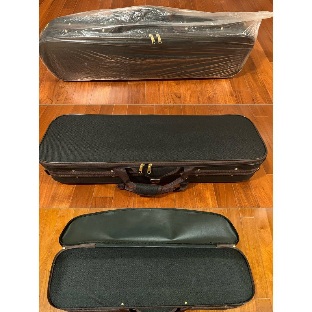 Hard Violin Case 4/4 with Humidity Monitor and Copper Lock, 興趣及遊戲, 音樂