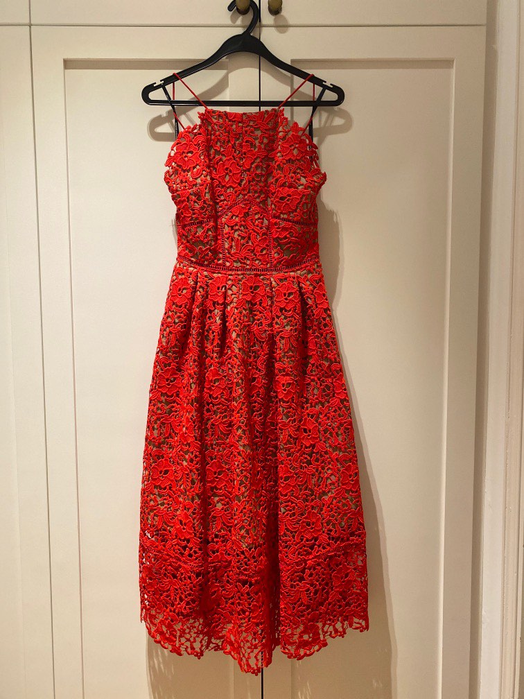 Warehouse dress self portrait style, Women's Fashion, Dresses & Sets