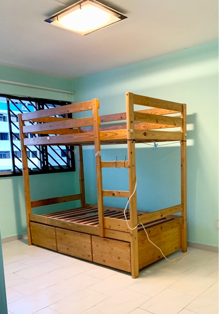 Used bunk deals beds with stairs