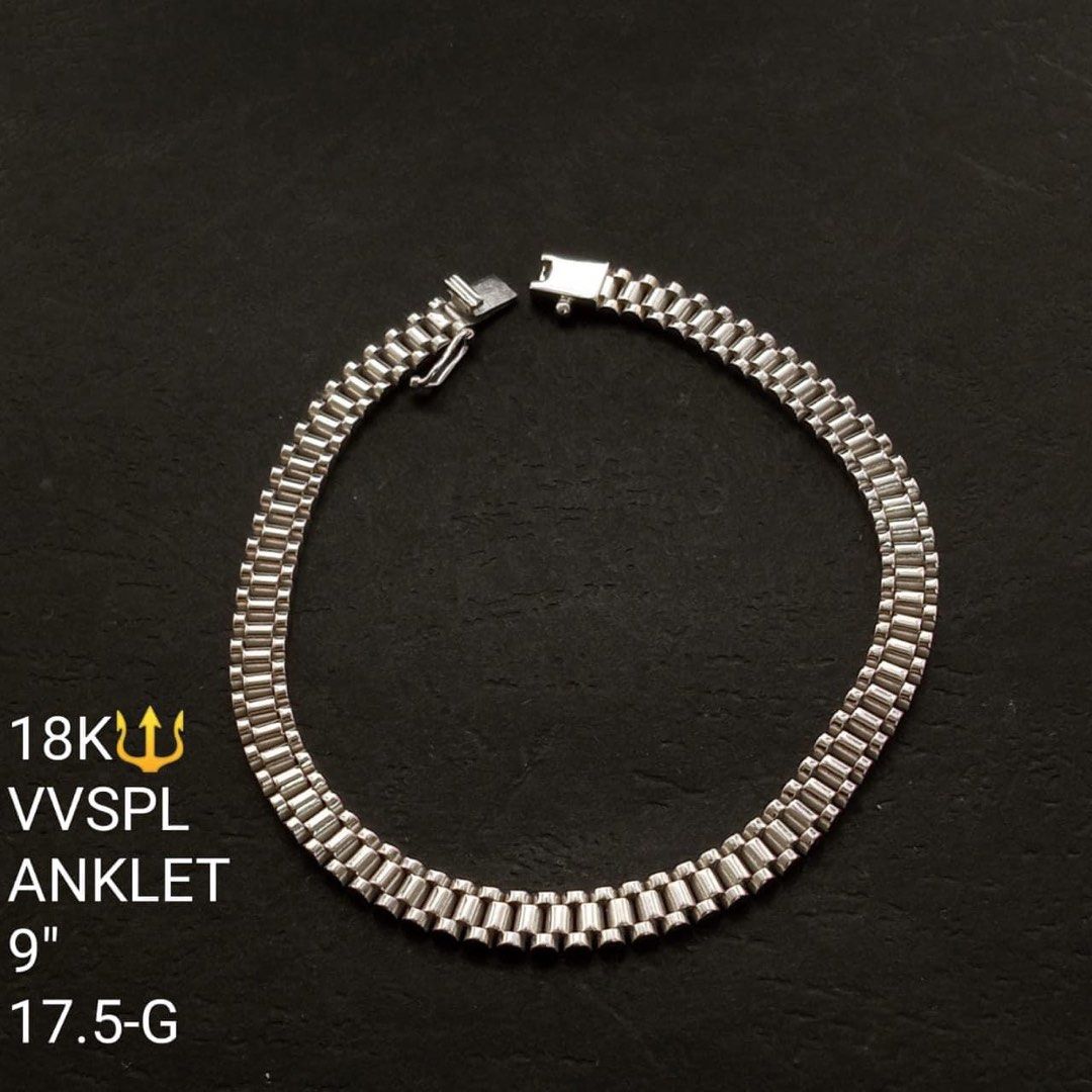 White gold rolex chain new arrivals