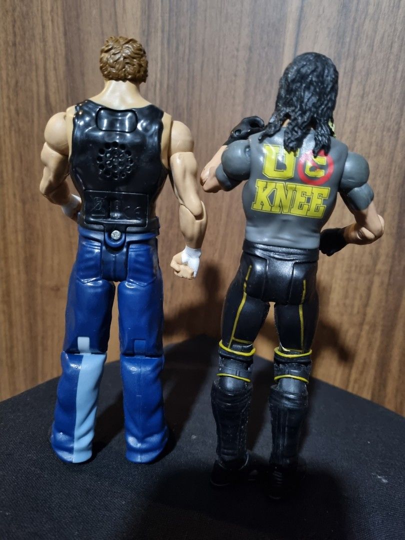 WWE Jon Moxley & Seth Rollins, Hobbies & Toys, Toys & Games on Carousell