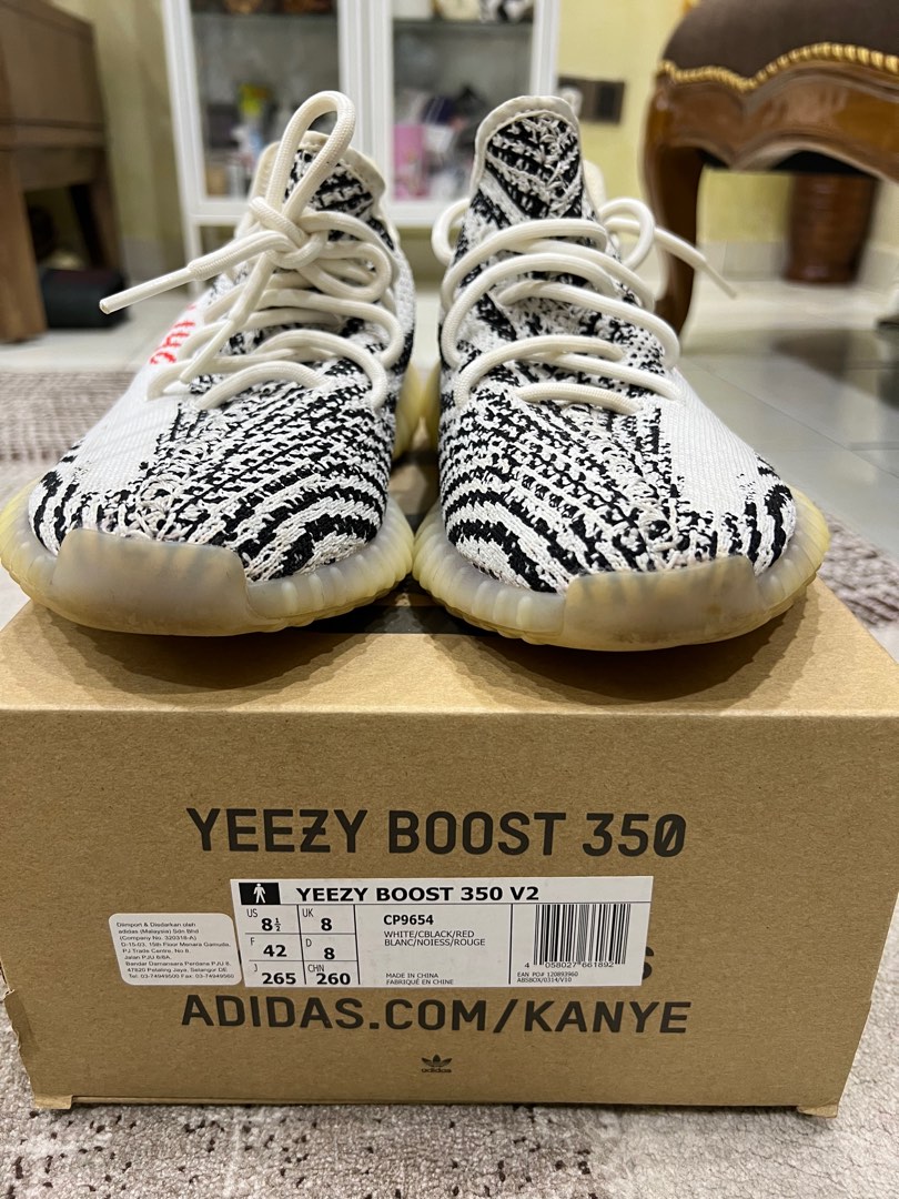 yeezy zebra 42