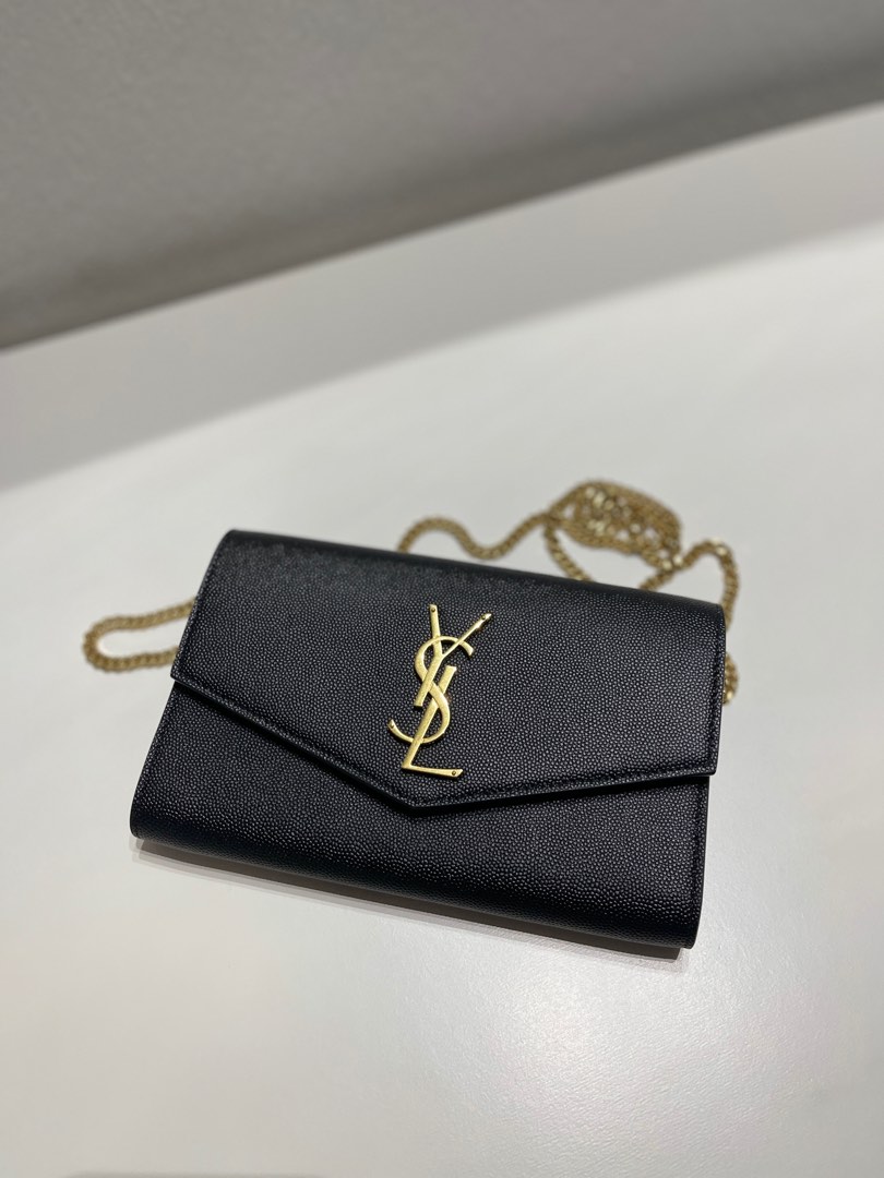 YSL Saint Laurent WOC Large GHW 22cm, Luxury, Bags & Wallets on Carousell