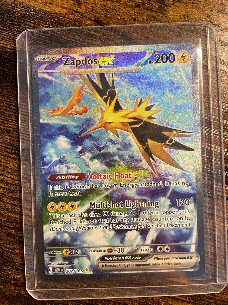 Pokemon 151 Zapdos SAR, Hobbies & Toys, Toys & Games on Carousell